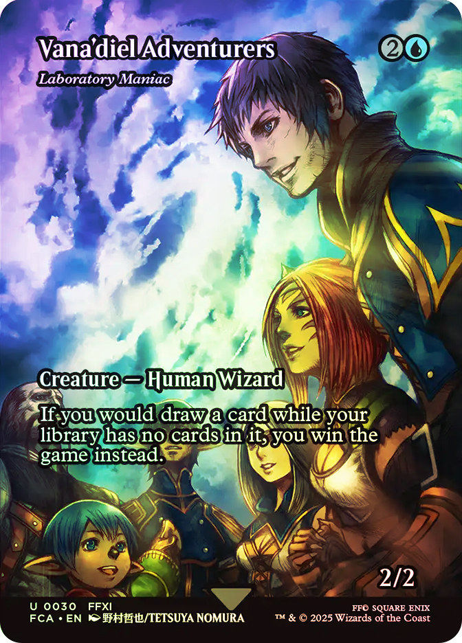 laboratory maniac mtg final fantasy Vana'diel Adventurers Human Wizard FFXI MTG Cards