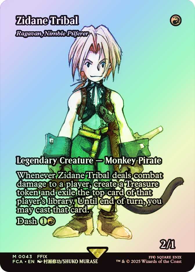 Ragavan, Nimble Pilferer (Zidane Tribal) (Borderless