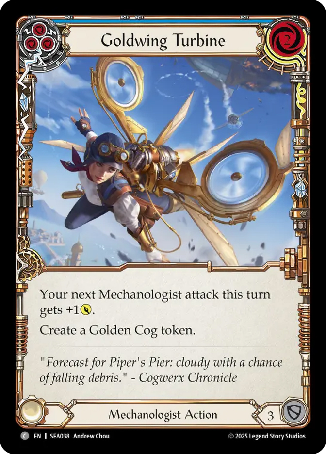 その他 FaB Master Cog Rainbow Foil Master Cog - Bright Lights - Flesh & Blood TCG - FaB Foundry