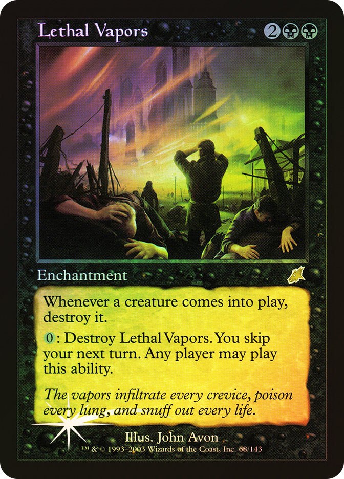 MTG　致死の蒸気　Lethal Vapors　foil　その30 Lethal Vapors | Scourge | Star City Games