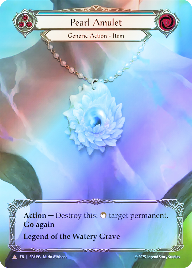 その他 Flesh and Blood Pearl Amulet High Seas Diamond Amulet (Treasure) - High Seas - Flesh and Blood TCG