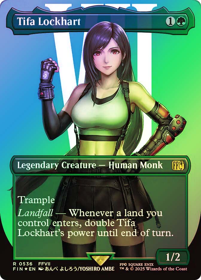 Tifa Lockhart (Borderless) (Surge Foil) | FINAL FANTASY
