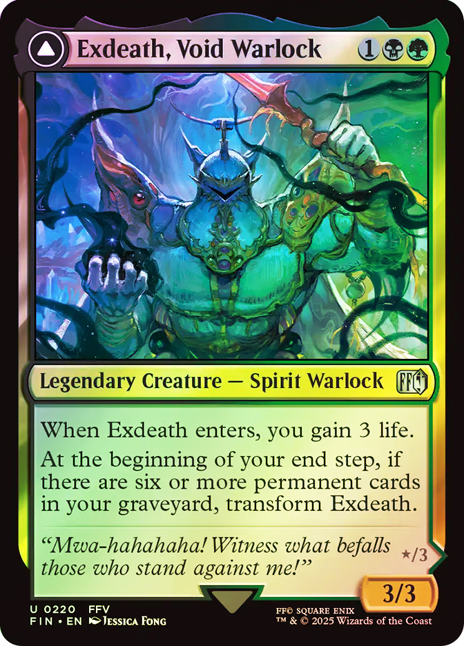 Exdeath, Void Warlock // Neo Exdeath, Dimension's End | FINAL