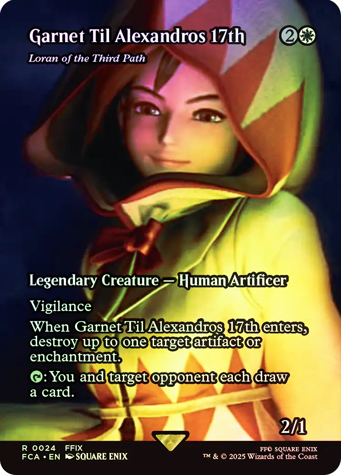 garnet til alexandros 17th final fantasy mtg - Loran of the Third Path (Showcase) [FCA Loran of the Third Path
