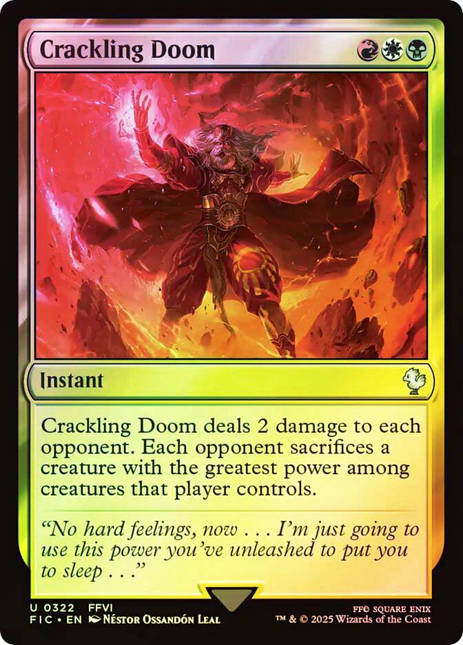 Crackling Doom (Surge Foil) | FINAL FANTASY Commander