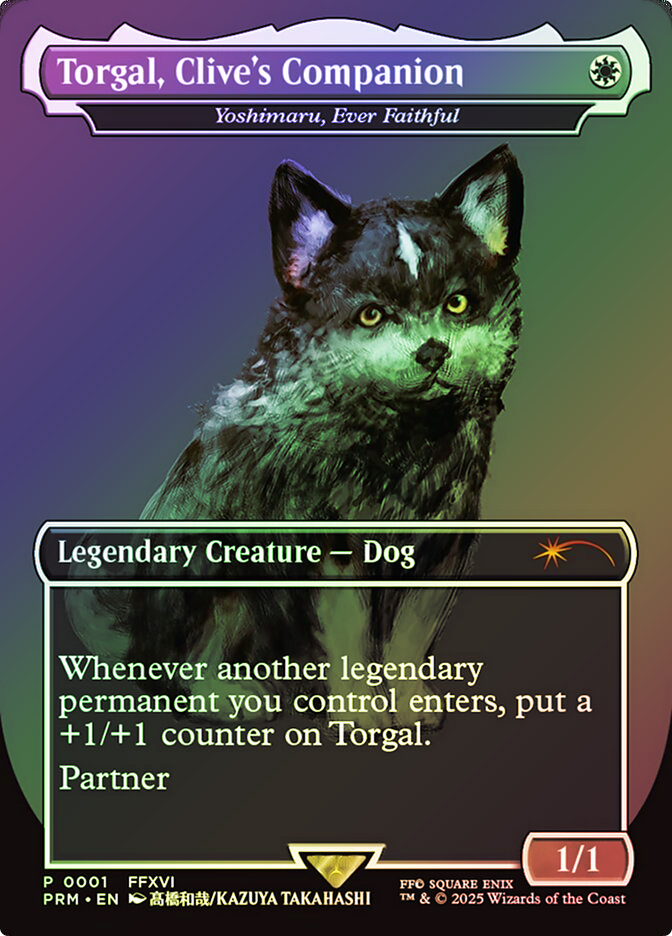 MTG トルガル Clive's Companion FOIL torgal Torgal, Clive's Companion - Yoshimaru, Ever Faithful