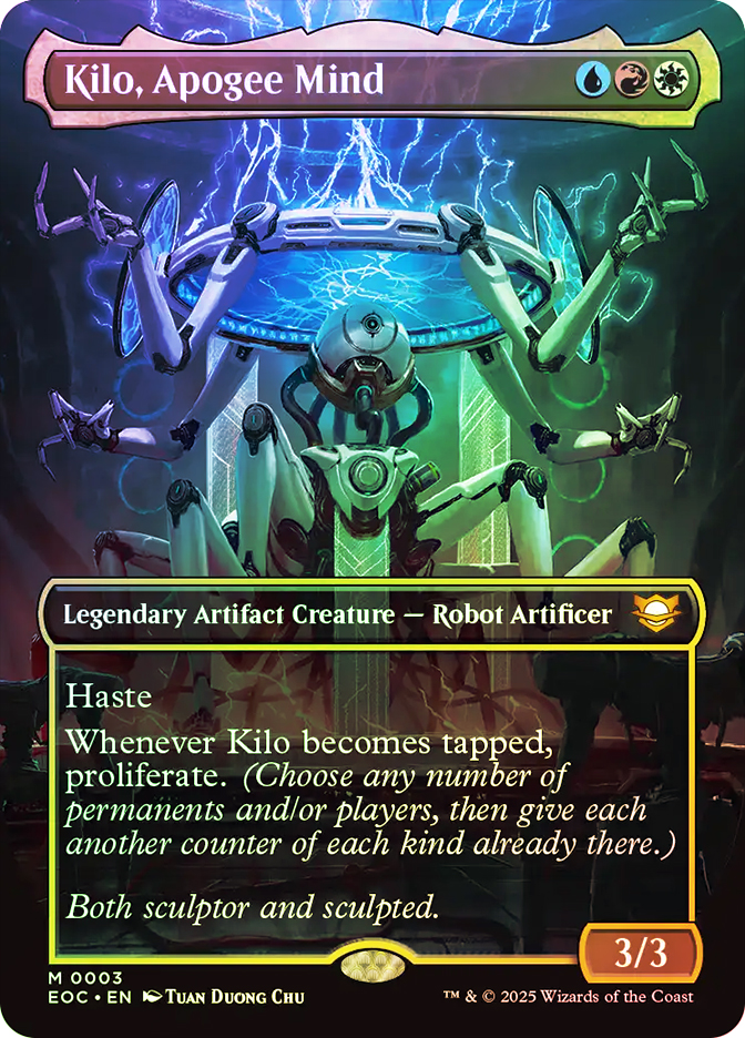 mtg kilo commander deck Magic: The Gathering Edge of Eternities - Haste Whenever Kilo becomes tapped Kilo Proliferate - EDH Commander