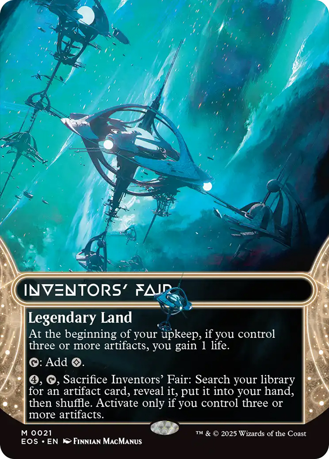 MTG 発明博覧会/Inventors' Fair   foil サインド Inventors' Fair (#021) (Borderless) | Stellar Sights | Star