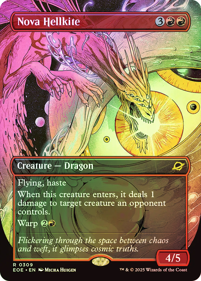 Nova Hellkite (Borderless) | Edge of Eternities - Variants