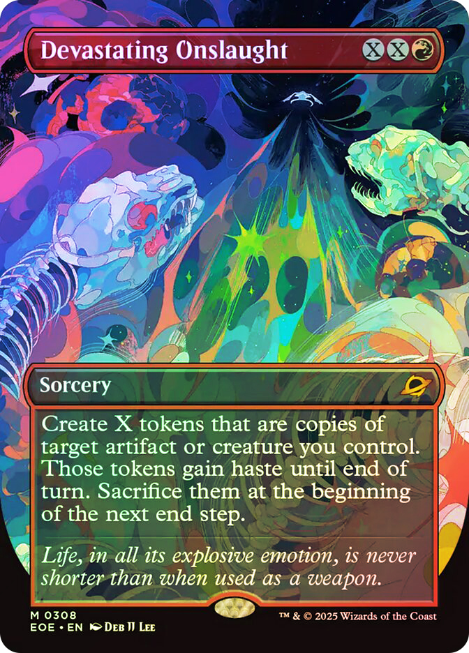 MTG/SLD/Nuestra Magia EN/foil/未開封/1個③ Devastating Onslaught (#308) (Borderless) | Edge of