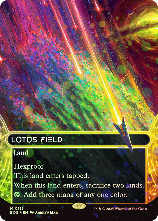 MTG 睡蓮の原野/Lotus Field No.158 ギャラクシーfoil 睡蓮の原野 (Lotus Field) · Core Set 2020 (M20) #249