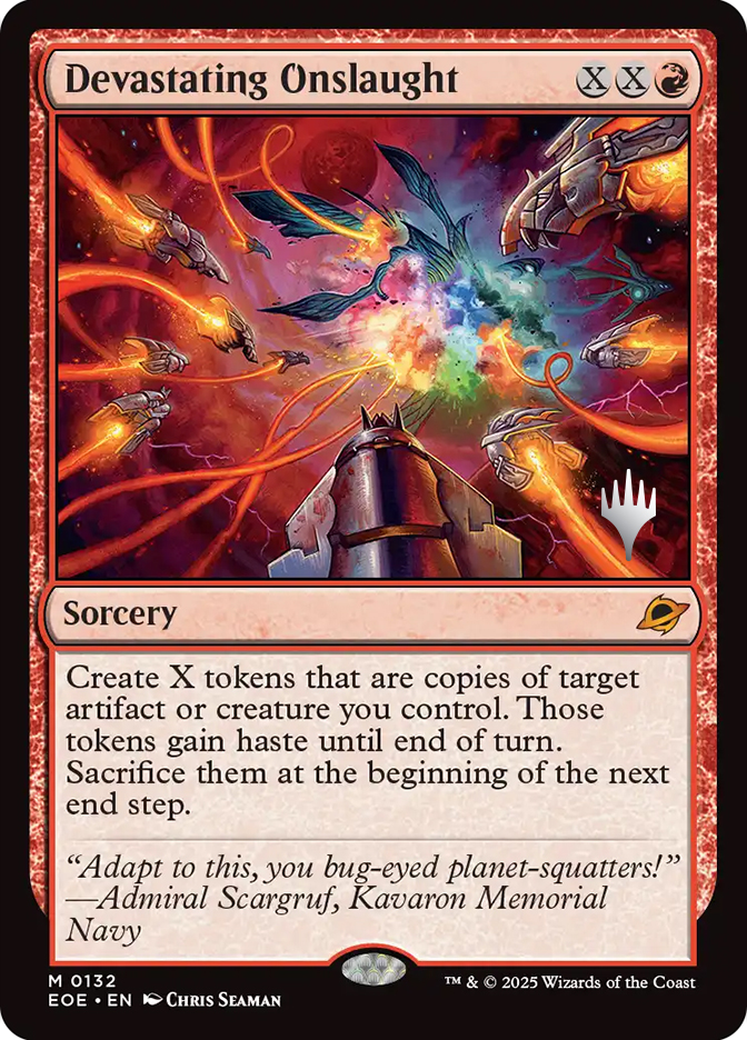 Devastating Onslaught (Promo Pack) (Edge of Eternities