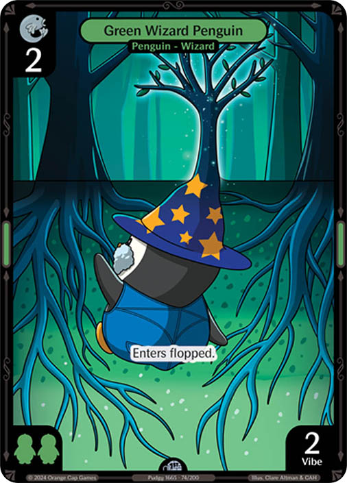 Green Wizard Penguin | Enter the Huddle | Star City Games