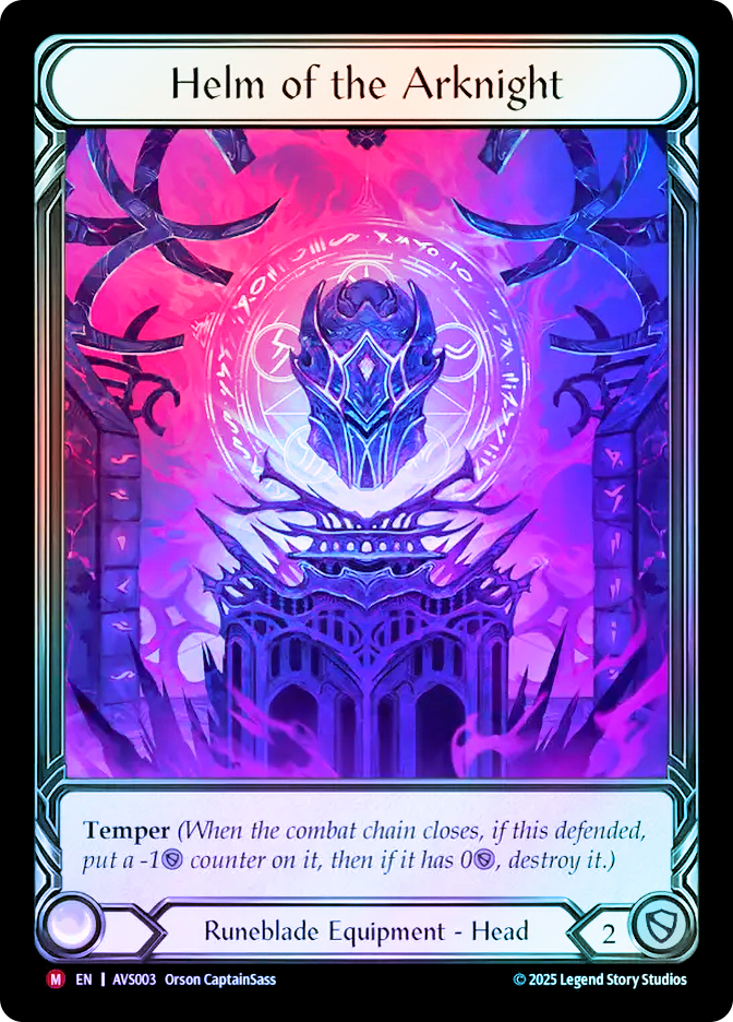 Helm of the Arknight (Extended Art) | Armory Deck: Viserai