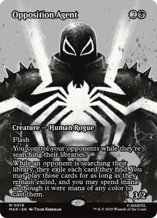 Foil 敵対工作員/Opposition Agent[MAR] 黒 EN Opposition Agent | Marvel Universe | Star City Games