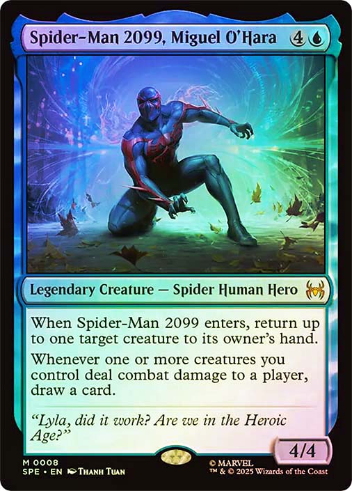 ゴールキーパーキャラクターカード Spider-Man 2099, Miguel O'Hara | Marvel's Spider-Man Eternal