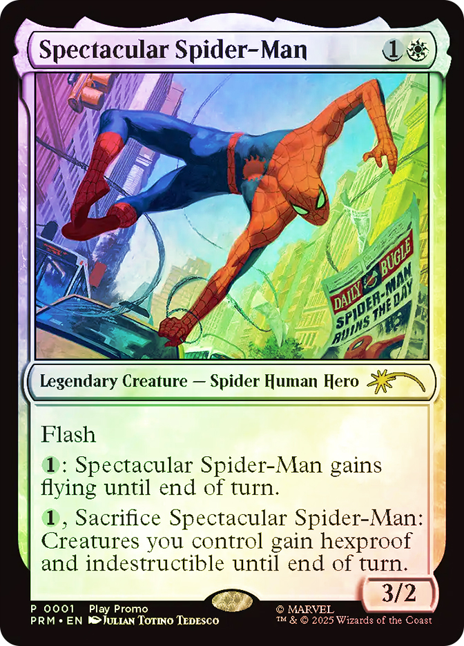 spectacular spider-man mtg card Spectacular Spider-Man (Marvel) (Play Promo) | Promo