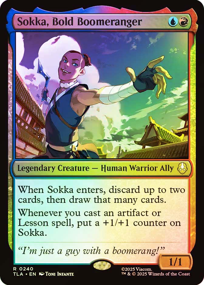 Sokka, Bold Boomeranger | Avatar: The Last Airbender | Star City Games