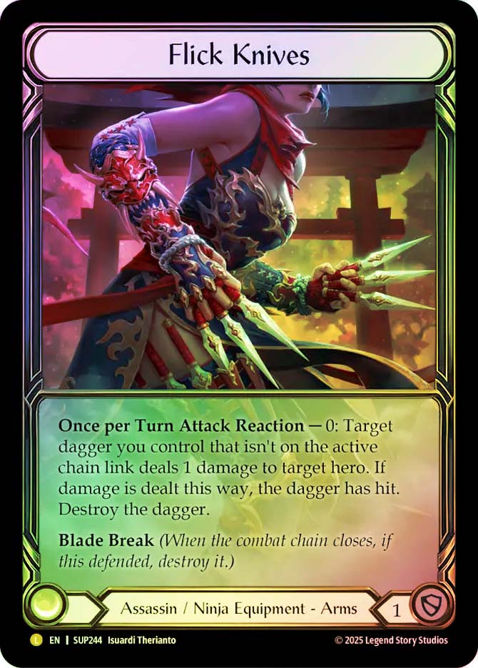 その他 Flick Knives flesh and blood fab Flick Knives - Outsiders - Flesh and Blood TCG - TCGplayer.com