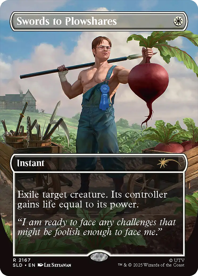 Swords to Plowshares (The Office) | Secret Lair Drop | Star City Games