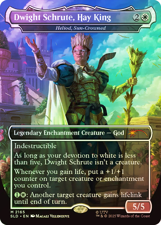 Heliod, Sun-Crowned (Dwight Schrute, Hay King) (The Office) (#2165