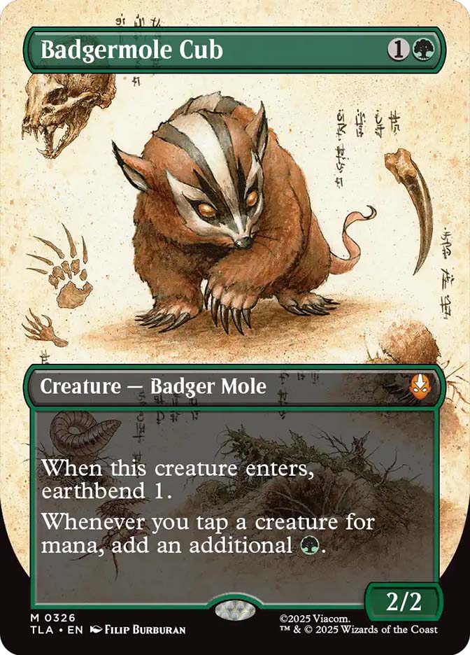 アナグマモグラの仔/Badgermole Cud ボーダーレス　foil Badgermole Cub | Avatar: The Last Airbender | Star City Games