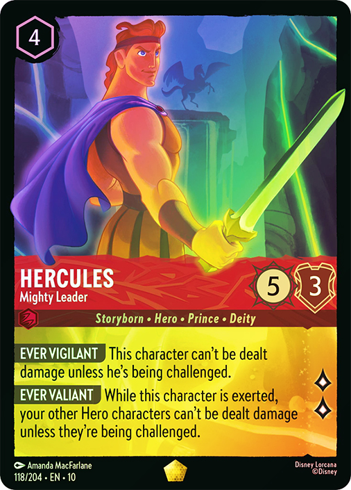 Rumic World Hero Cards るーみっくわーるど Hercules - Mighty Leader | Whispers in the Well | Star City Games