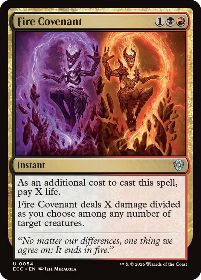 Fire Covenant | Lorwyn Eclipsed Commander | Star City Games