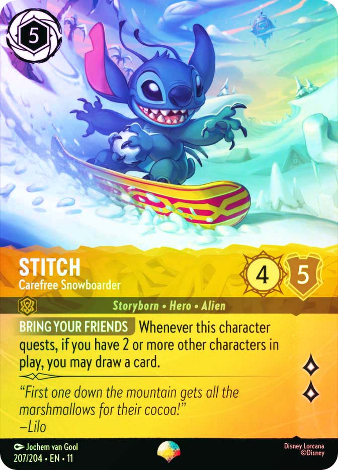 Stitch - Carefree Snowboarder (Epic) | Winterspell | Star City Games