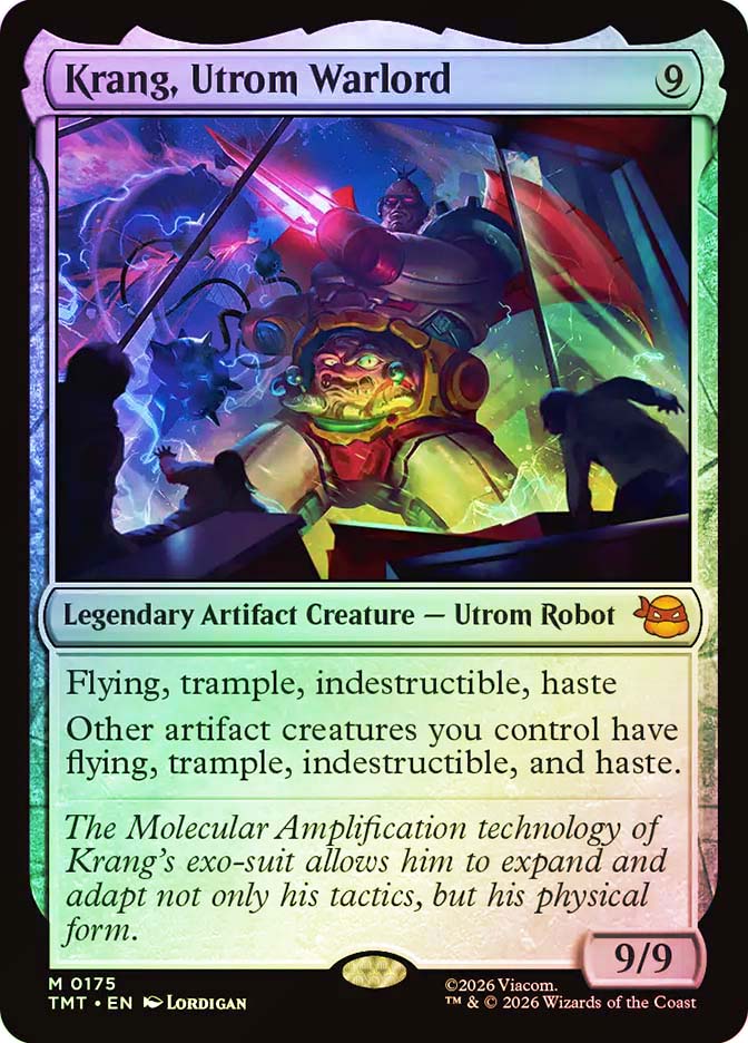 ユートロムの武人、クランゲ/Krang, Utrom foil 英語版 MTG専門店|東京MTG】MTGカード・アート通販サイト