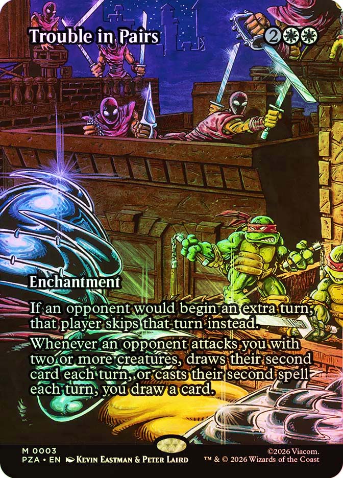 MTG　つるむ面倒/Trouble in Pairs Trouble in Pairs | Teenage Mutant Ninja Turtles Source Material