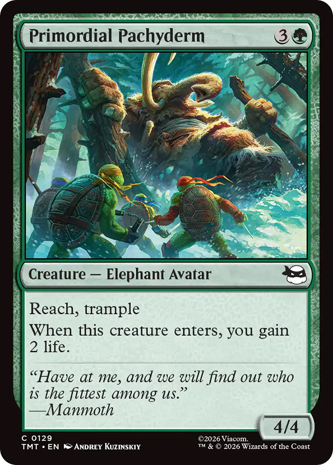 Primordial Pachyderm | Teenage Mutant Ninja Turtles | Star City Games