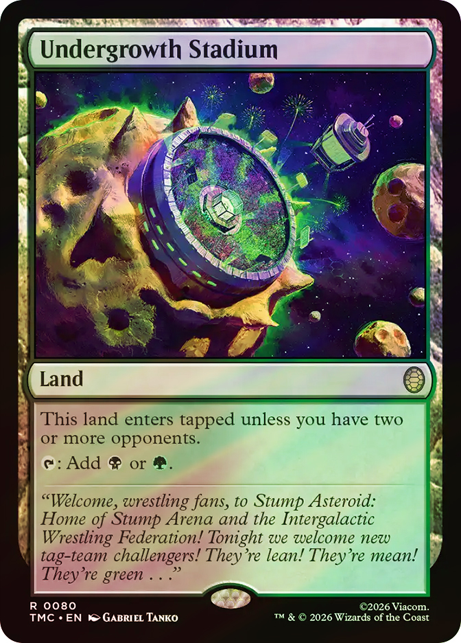 未開封 MTG プレイマットUnderground Sun Undergrowth Stadium | Teenage Mutant Ninja Turtles Eternal | Star