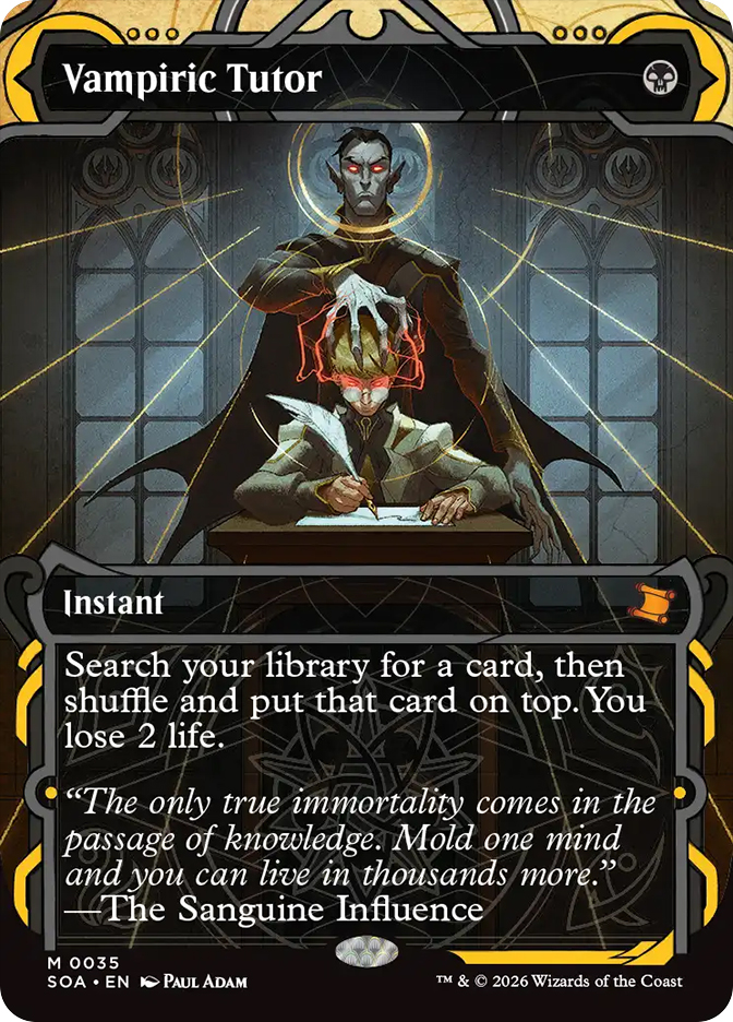 マジック：ザ・ギャザリング MTG vampiric tutor Vampiric Tutor | Secrets of Strixhaven Mystical Archive | Star