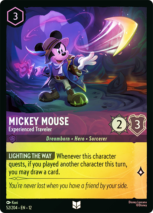 Mickey Mouse - Experienced Traveler | Wilds Unknown | Star City Games