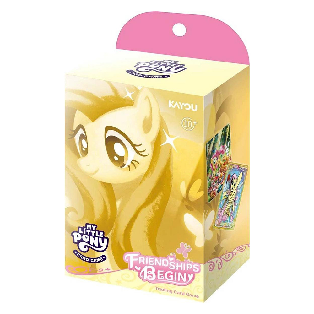 MYLITTLE PONY Fluttershyラインストーンカスタムカード付き My Little Pony TCG Starter Deck - Friendships Begin - Fluttershy