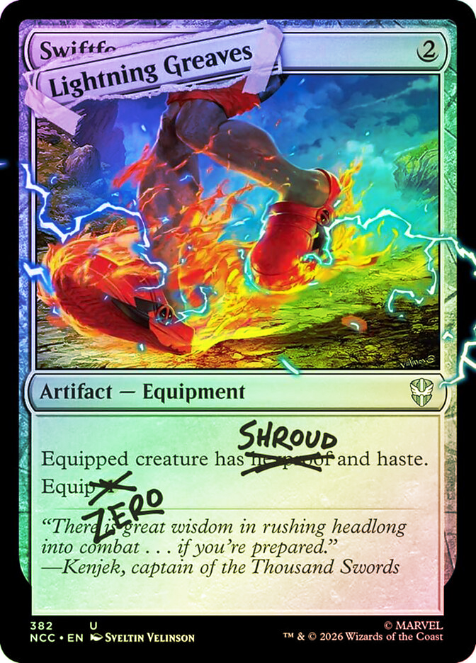Lightning Greaves (Marvel) | Secret Lair Drop | Star City Games