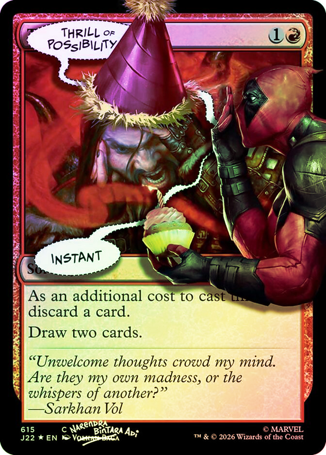 Thrill of Possibility (#0615) (Marvel) | Secret Lair Drop | Star
