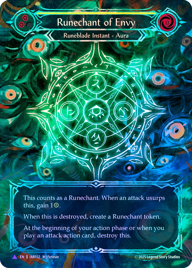 FAB 嫉妬のルーン陣/Runechant of Envy IAR MCF英語版 Runechant of Envy | Omens of the Third Age | Star City Games