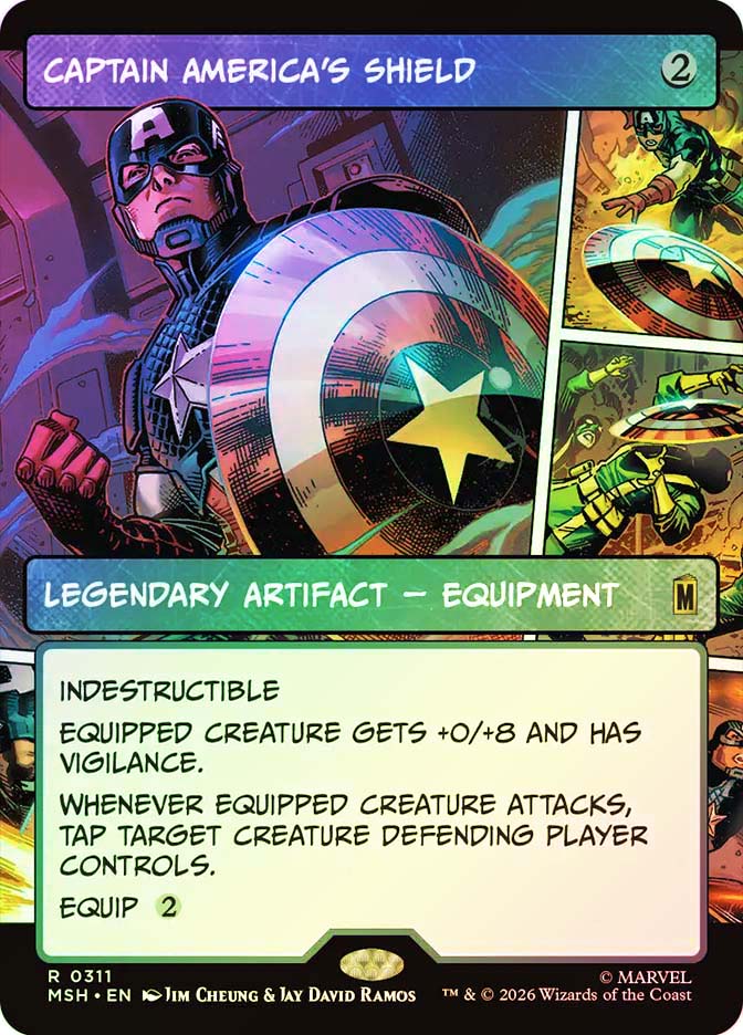 Captain America's Shield | Marvel Super Heroes | Star City Games