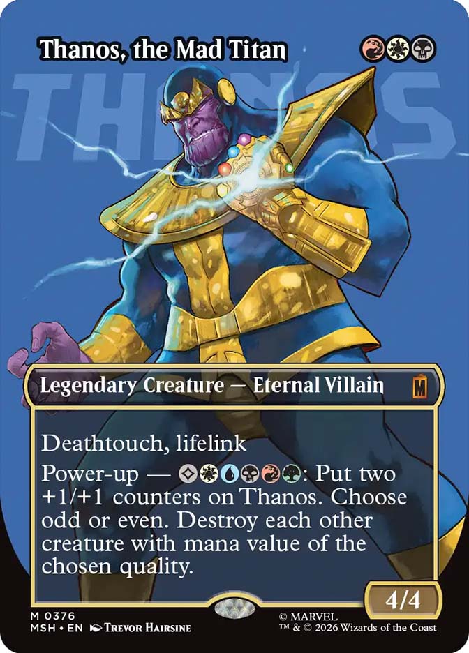 MTG マッドタイタン、サノス THANOS foil Thanos, the Mad Titan | Marvel Super Heroes | Star City Games