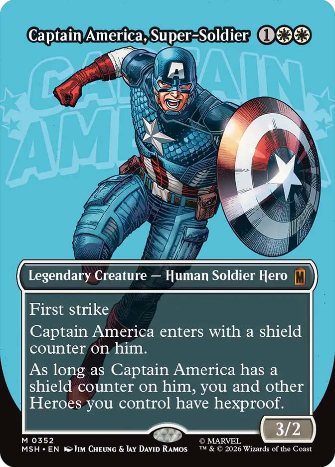 マジック：ザ・ギャザリング MTG Captain America Super Soldier foil Captain America, Super-Soldier | Marvel Super Heroes | Star City Games