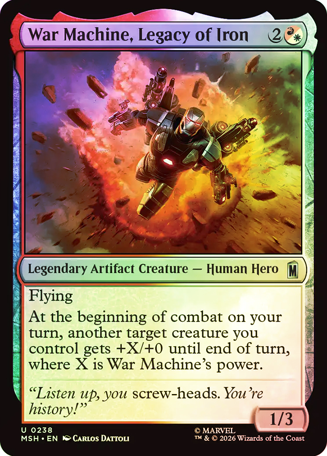 War Machine, Legacy of Iron | Marvel Super Heroes | Star City Games