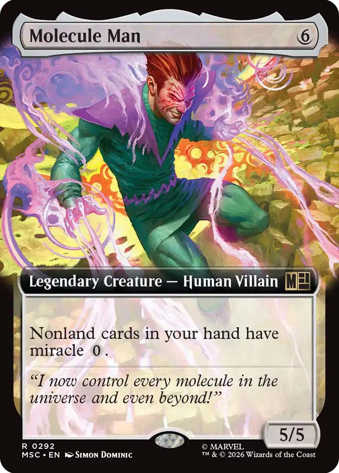 【サージfoil】モレキュールマン Molecule Man 英語版 Molecule Man | Marvel Super Heroes Commander | Star City Games