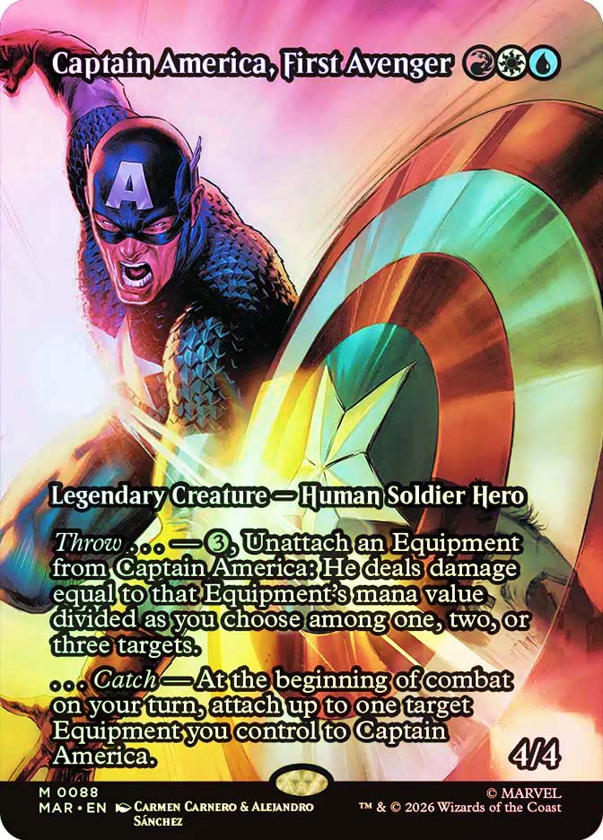 マジック：ザ・ギャザリング Captain America, First Avenger MTG deck Captain America, First Avenger | Marvel Universe | Star City Games