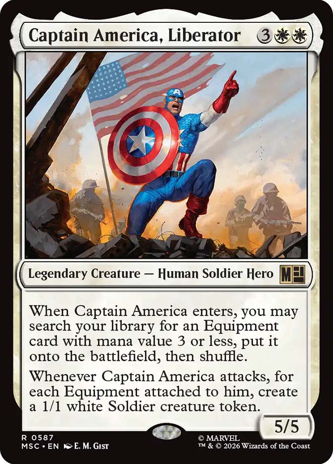 Captain America, Liberator | Marvel Super Heroes Commander | Star