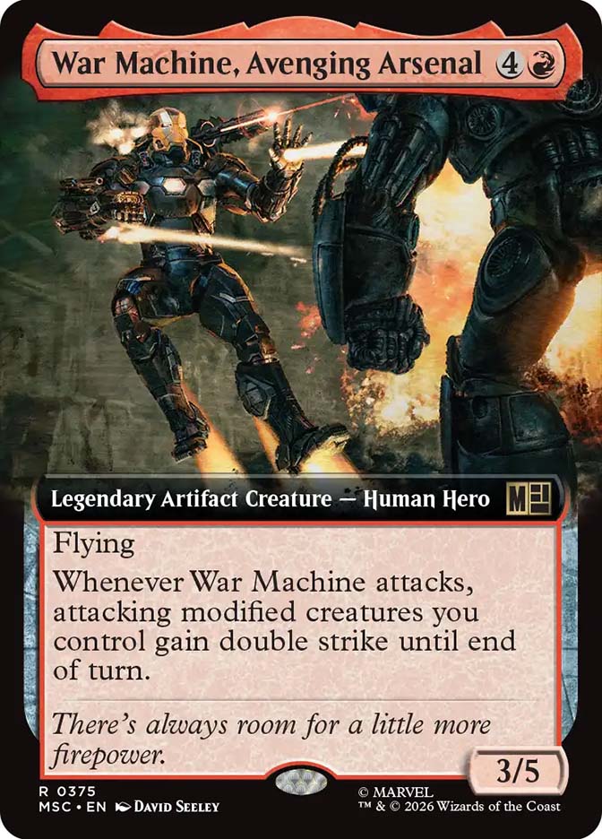 War Machine, Avenging Arsenal | Marvel Super Heroes Commander
