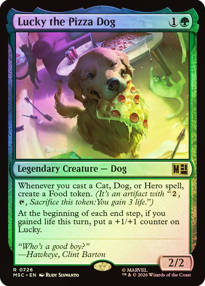 Lucky the Pizza Dog | Marvel Super Heroes Commander | Star City Games