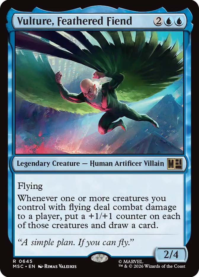 Vulture, Feathered Fiend | Marvel Super Heroes Commander | Star