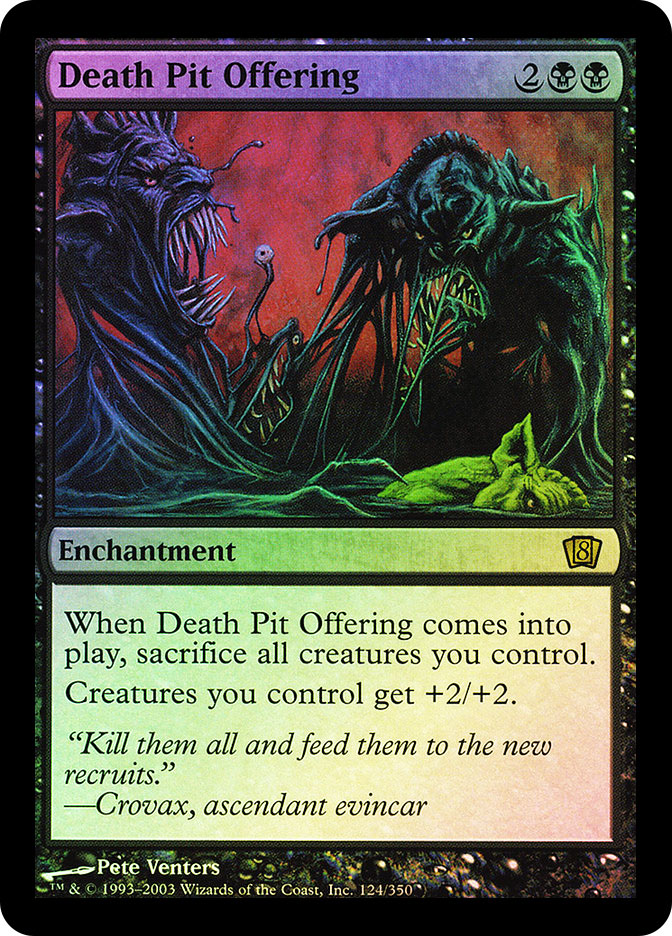 Magic: The Gathering – Death Pits Of Rath (Abissi Della Morte Di Rath) – Carta Singola, Edizione Ottava (8ED), Rarità Rara